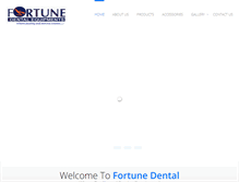 Tablet Screenshot of fortunedentalhbl.com